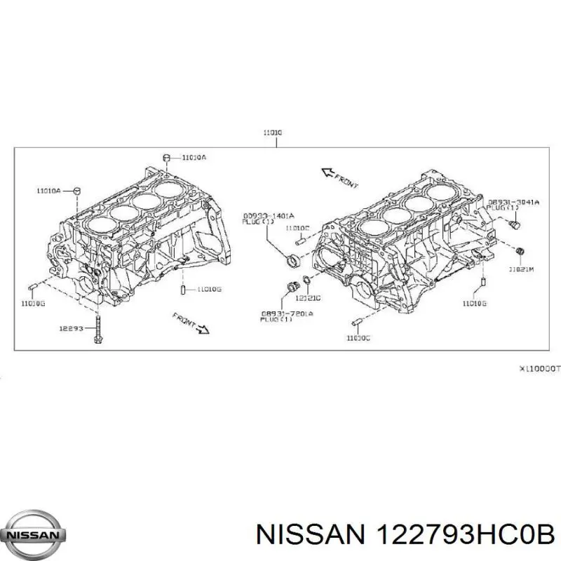 Купить 122793HC0B Nissan/Infiniti 