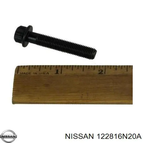 122816N20A Nissan полукольцо упорное (разбега коленвала нижнее)