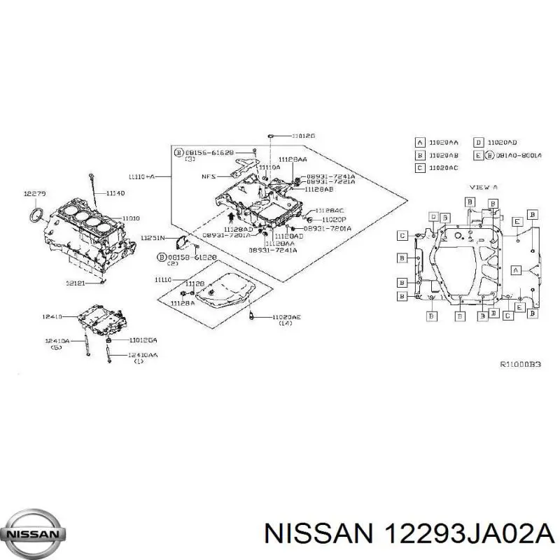  Nissan/Infiniti 12293JA02A цена, от 6.22 USD