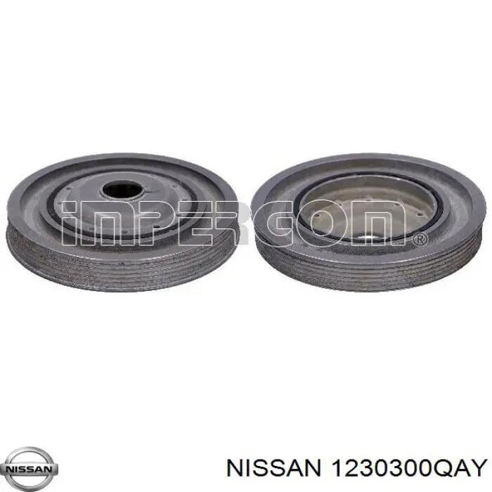 Купить 1230300QAY Nissan/Infiniti Шкив-демпфер коленвала