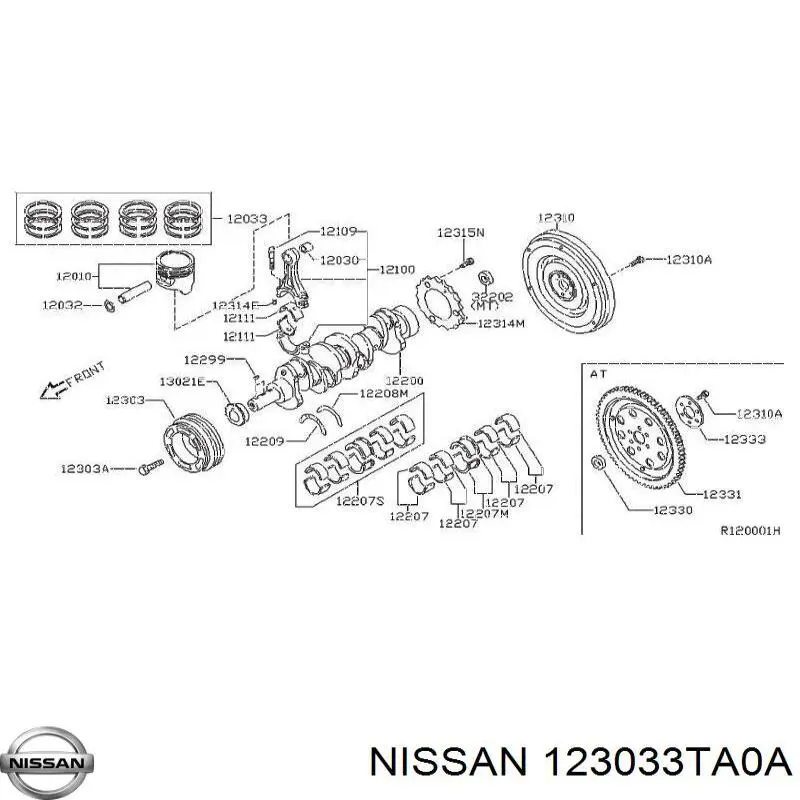  123033TA5B Nissan