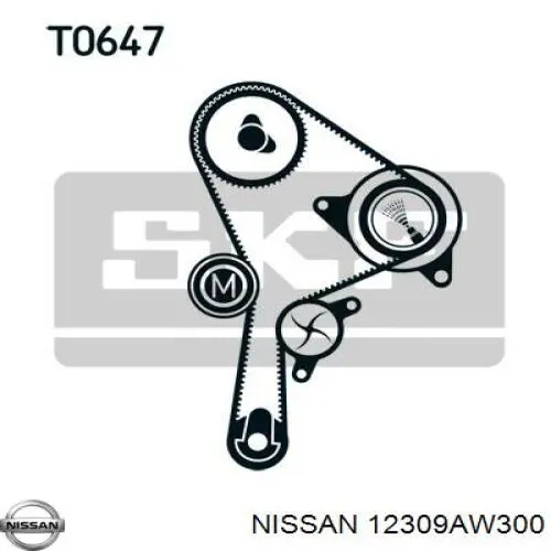 Купить 12309AW300 Nissan/Infiniti Болт шкива коленвала
