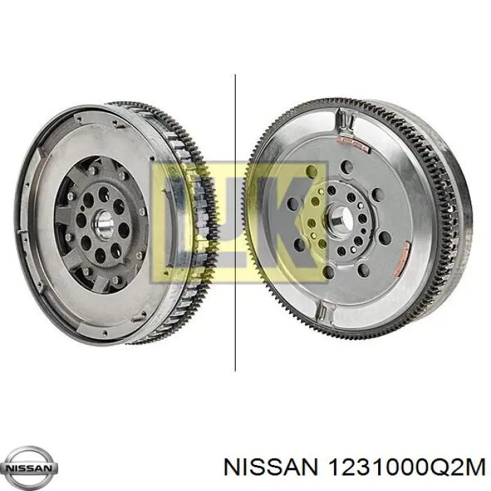 Купить 1231000Q2D Nissan/Infiniti Маховик с зубчатым ободом