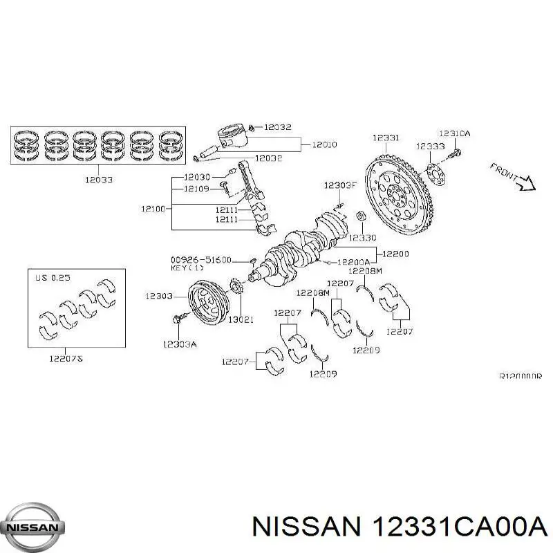  12331CA00A Nissan