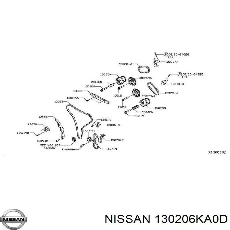  Nissan/Infiniti 130206KA0D цена, от 124.01 USD
