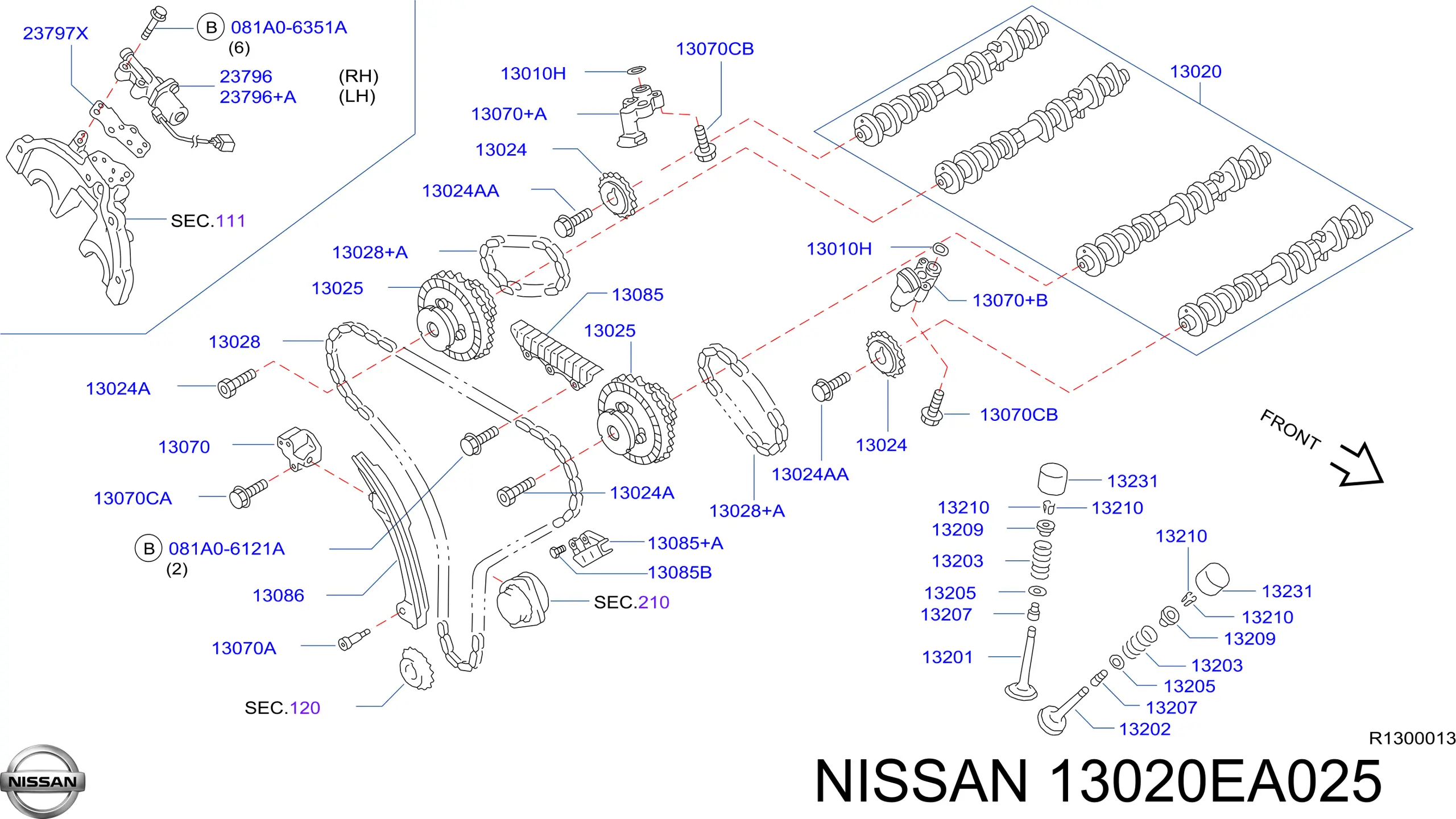 13020EA025 Nissan/Infiniti 