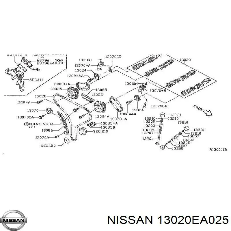 13020EA025 Nissan 