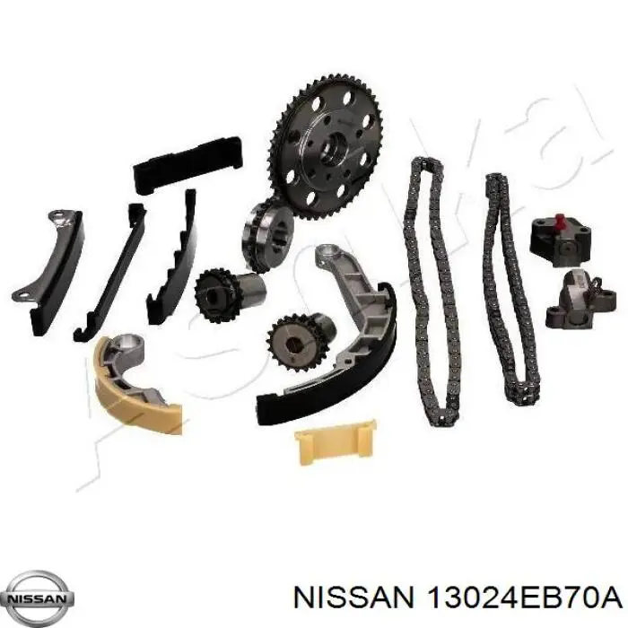 Engrenagem de cadeia da roda dentada da árvore distribuidora de motor para Nissan X-Trail (T30)