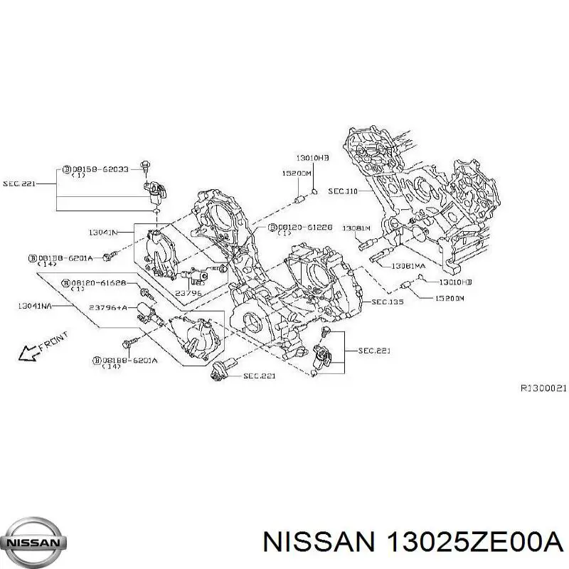 Шестерня фазорегулятора Nissan/Infiniti 13025ZE00A цена, от 177.97 USD