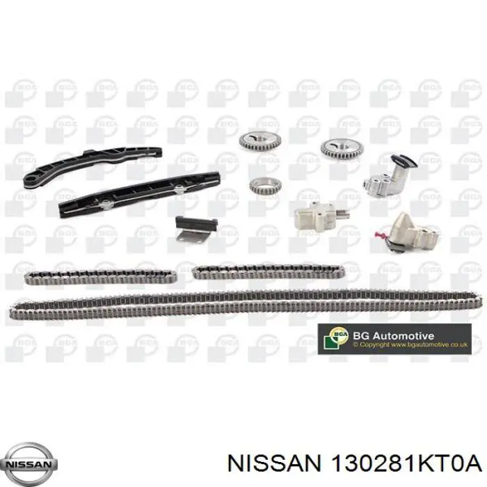 Cadeia do mecanismo de distribuição de gás para Nissan Tiida (C13)