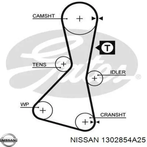 Втулка стабилизатора переднего внутренняя 1302854A25 Nissan