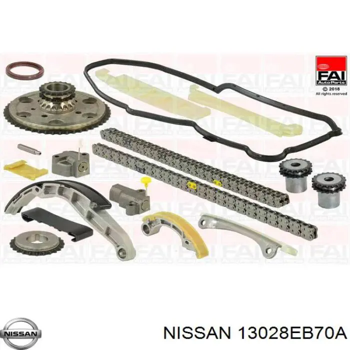 Цепь ГРМ левая Nissan/Infiniti 13028EB70A цена, от 68.49 USD