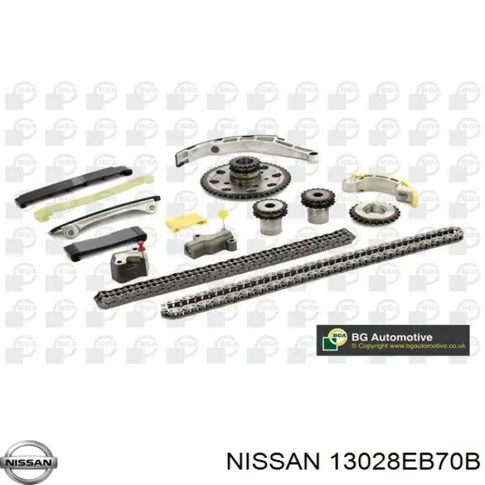 13028EB70B Nissan cadeia do mecanismo de distribuição de gás