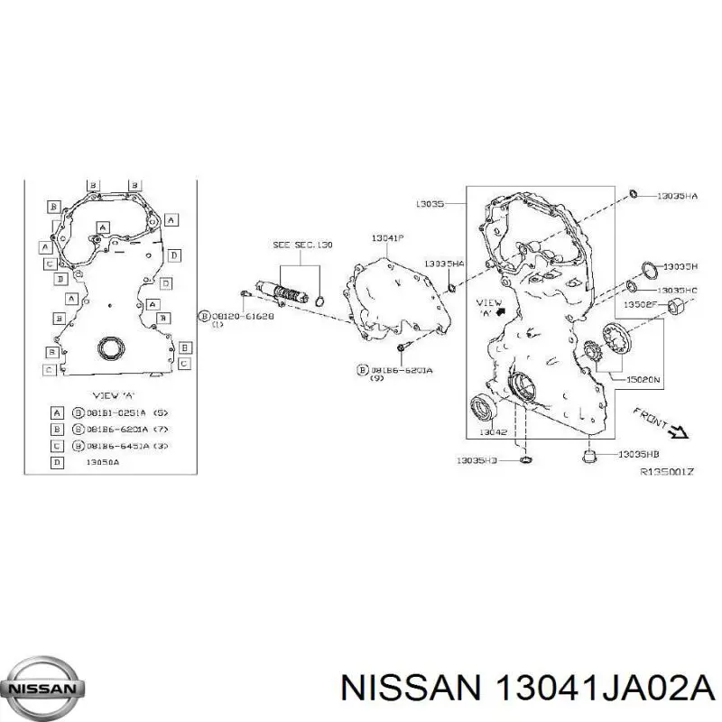  13041JA02A Nissan