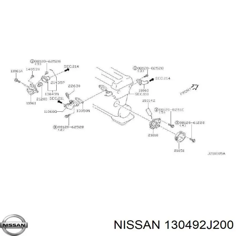  130492J200 Nissan