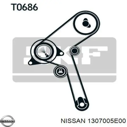 1307005E00 Nissan ролик грм