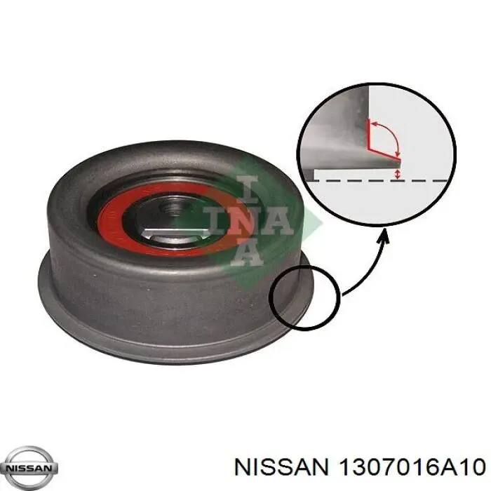 Ролик натяжителя ремня ТНВД Nissan/Infiniti 1307016A10 цена, от 13.84 USD