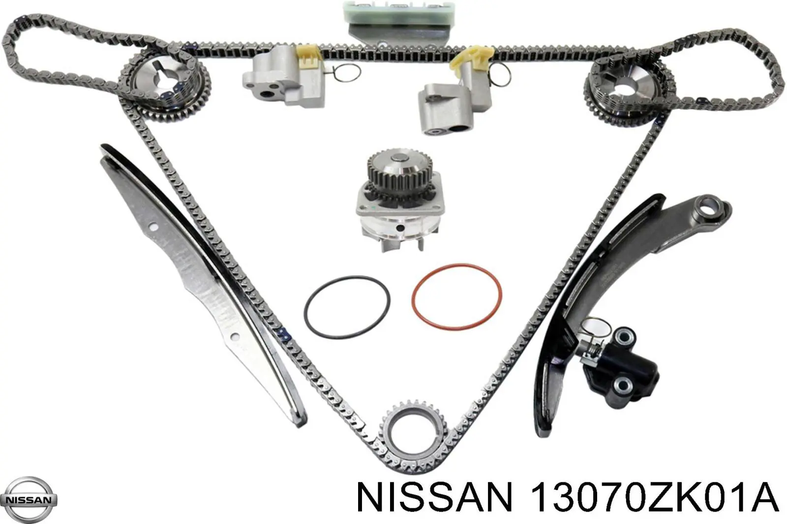 Натяжитель цепи ГРМ распреддвалов правый на Nissan Pathfinder R51M