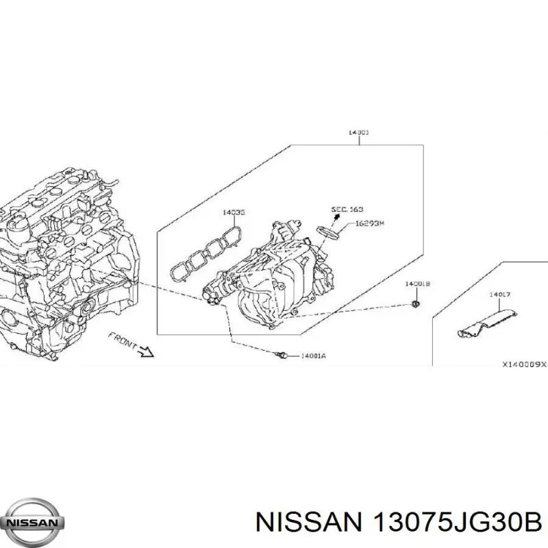 Купить 13075JG30B Nissan/Infiniti 