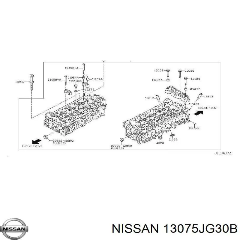  Nissan/Infiniti 13075JG30B цена, от 6.33 USD