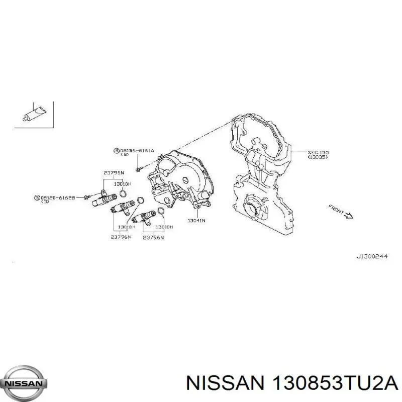  130853TU2A Nissan