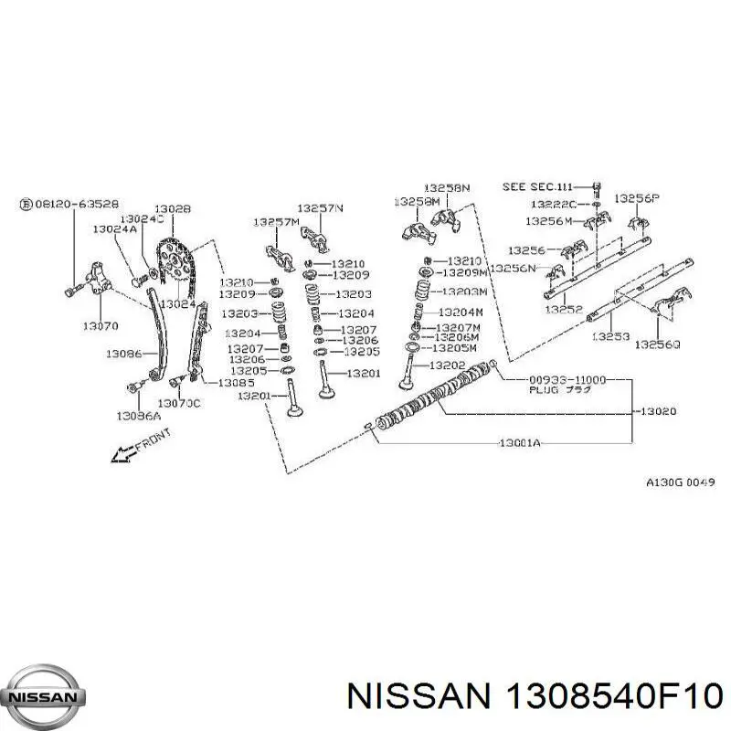 1308540F10 Nissan 