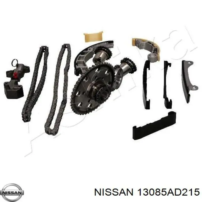 Amortecedor de cadeia do mecanismo de distribuição de gás, esquerdo para Nissan Navara (D40M)