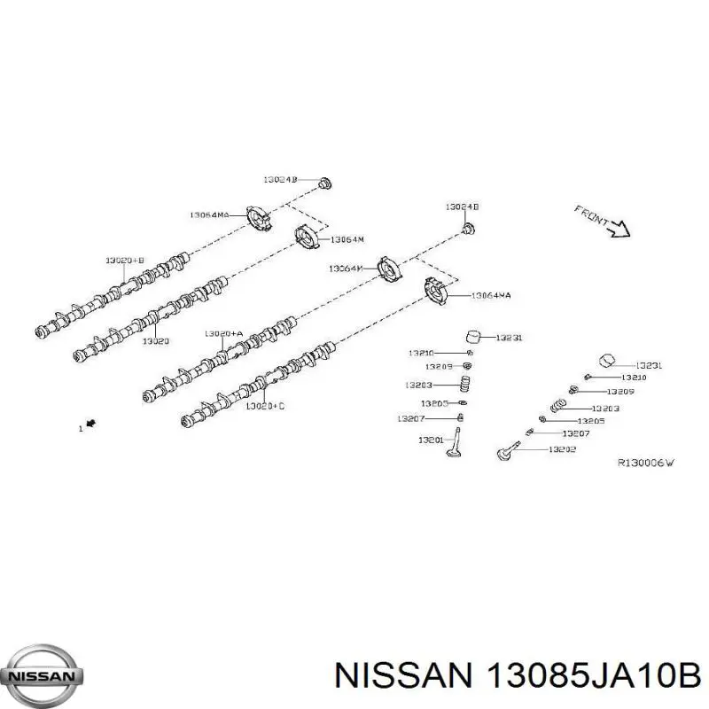  13085JA10B Nissan/Infiniti