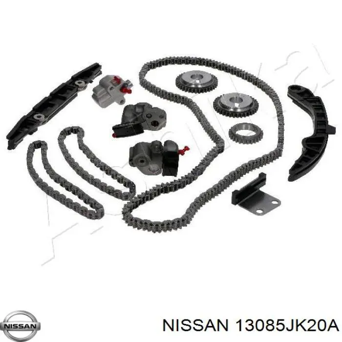 Carril de deslizamiento, cadena de distribución superior 13085JK20A Nissan/Infiniti