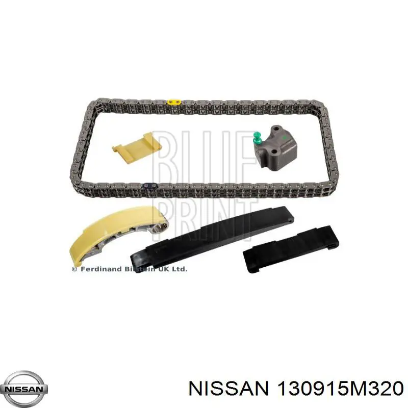 Amortecedor de cadeia do mecanismo de distribuição de gás, inferior para Nissan X-Trail (T30)
