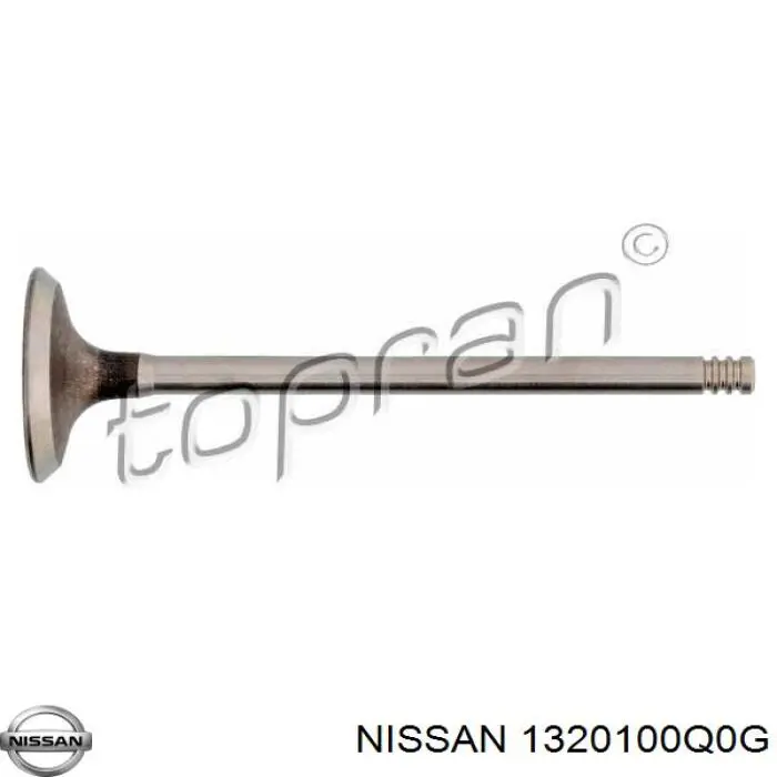 Клапан впускной NISSAN 1320100Q0G