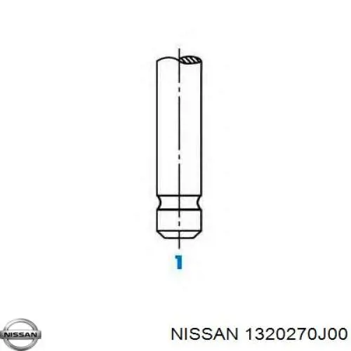 Выпускной клапан 1320270J00 Nissan