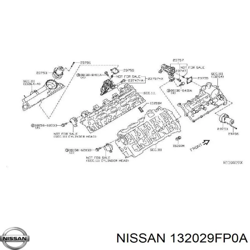 Выпускной клапан двигателя Nissan/Infiniti 132029FP0A цена, от 6.99 USD