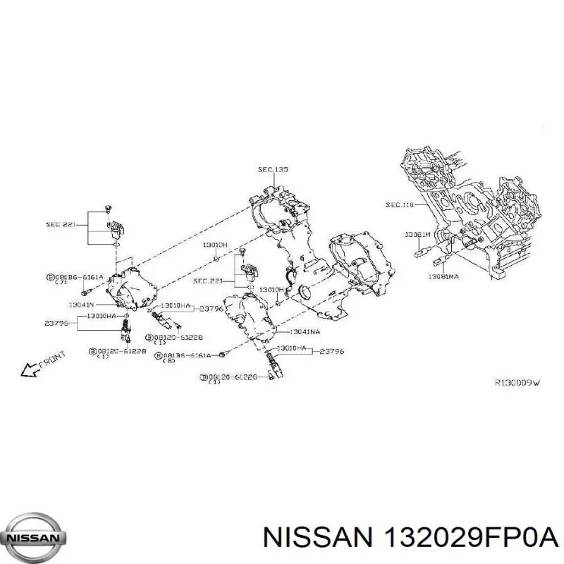 132029FP0A Nissan/Infiniti Выхлопной клапан