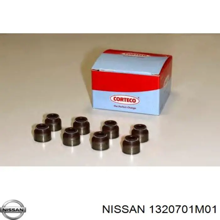 1320701M01 Nissan сальник клапана (маслосъемный, впуск/выпуск)