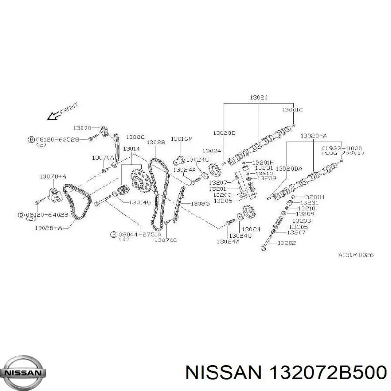 Сальник клапана (маслосъемный), впуск/выпуск на Nissan Patrol Y61