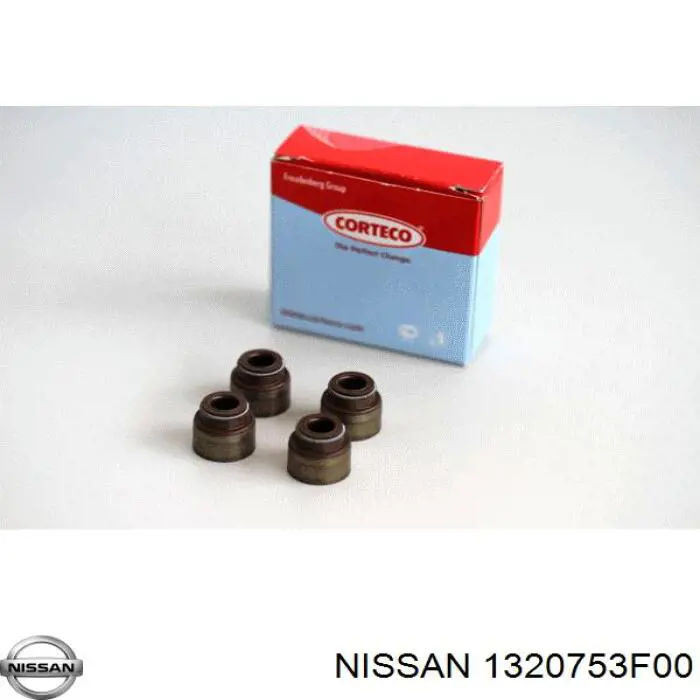 Сальник клапана (маслосъемный), впуск/выпуск Nissan 1320753F00
