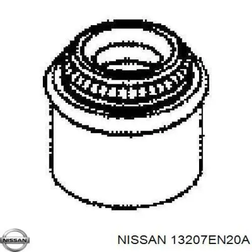 Сальник клапана (маслосъемный), впуск/выпуск Nissan 13207EN20A