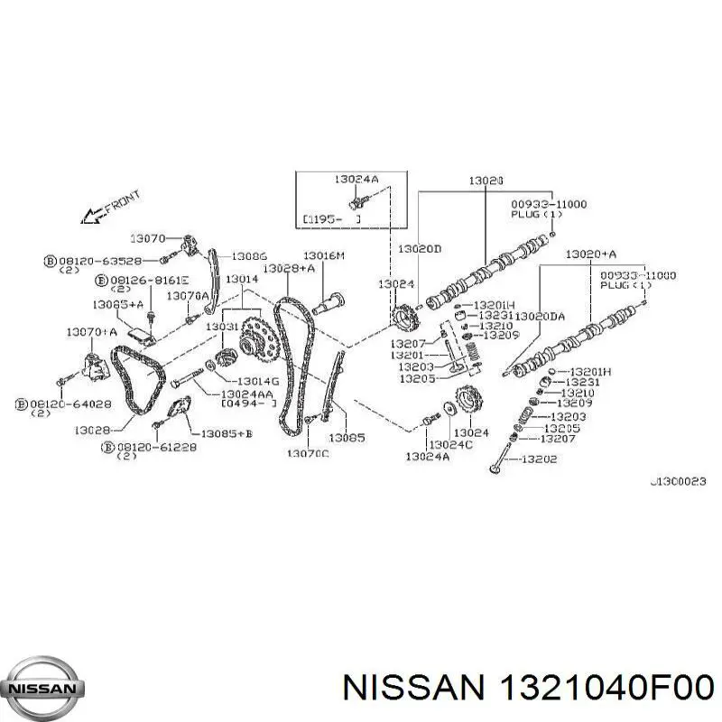 Сухарь клапана Nissan/Infiniti 1321040F00 цена, от 1.90 USD