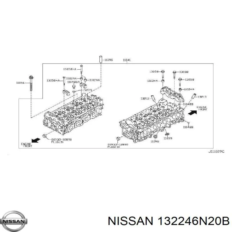  Nissan/Infiniti 132246N20B цена, от 9.52 USD