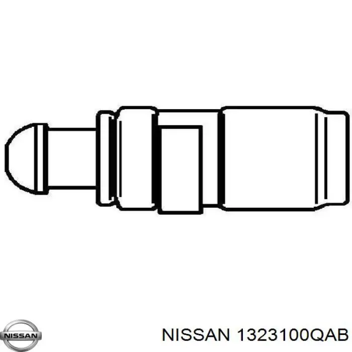 Гидрокомпенсатор (гидротолкатель), толкатель клапанов Nissan 1323100QAB