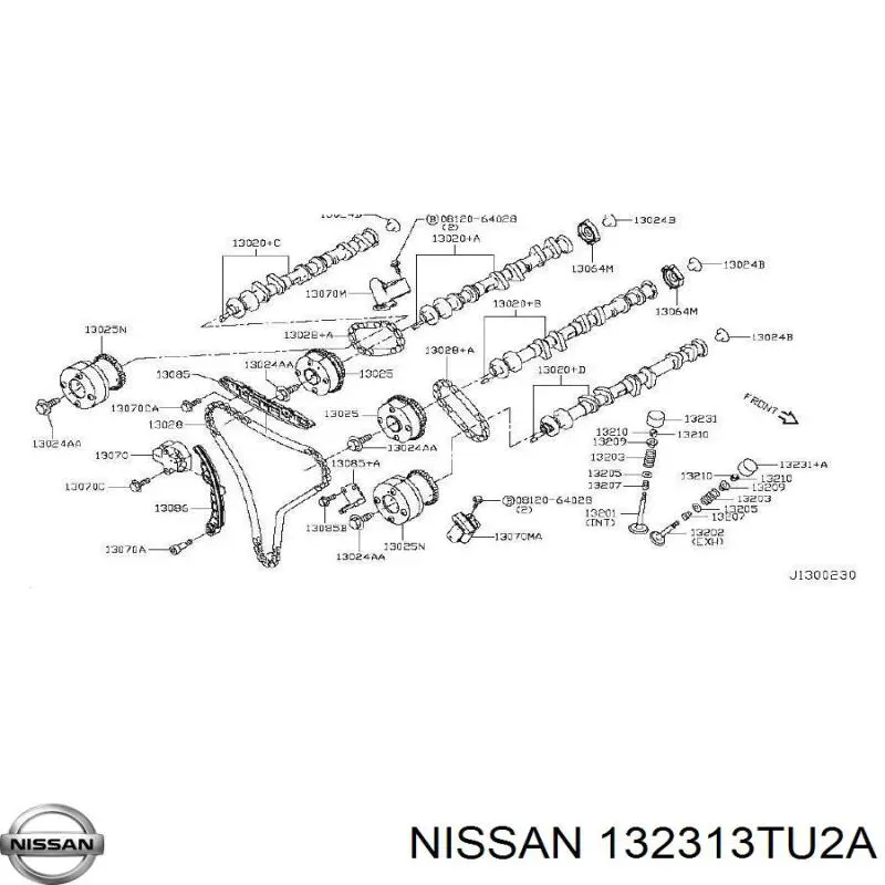 Толкатель клапана гидравлический Nissan/Infiniti 132313TU2A цена, от 23.20 USD