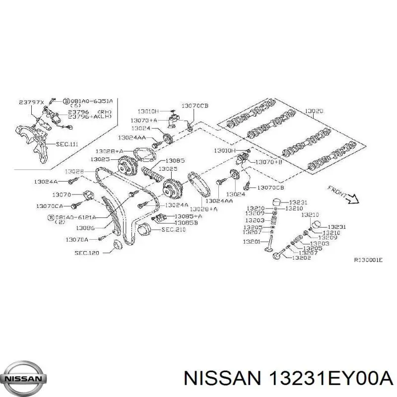  13231EY00A Nissan