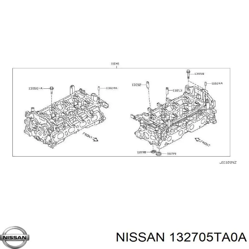  Nissan/Infiniti 132705TA0A цена, от 10.19 USD