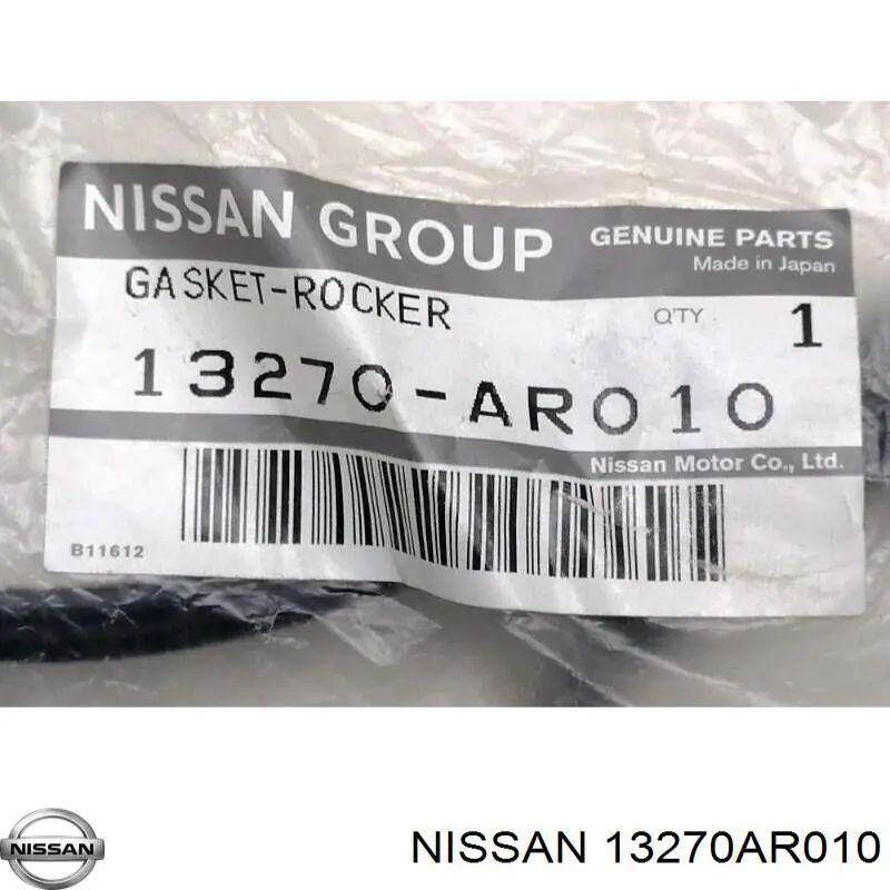 Прокладка клапанной крышки двигателя, левая Nissan/Infiniti 13270AR010 цена, от 11.41 USD