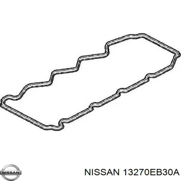 13270EB30A Nissan прокладка клапанной крышки двигателя