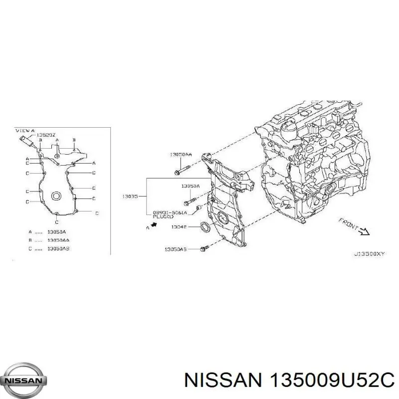  135009U52C Nissan