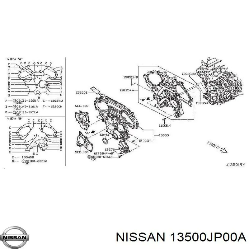  13500JP00A Nissan