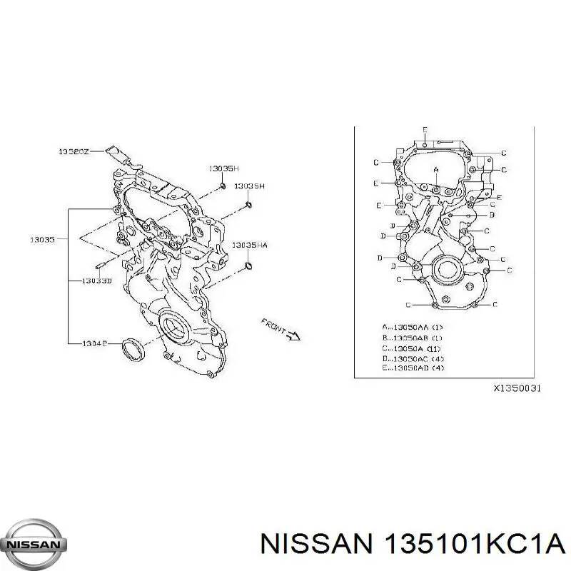 Сальник коленвала N2349 Musashi