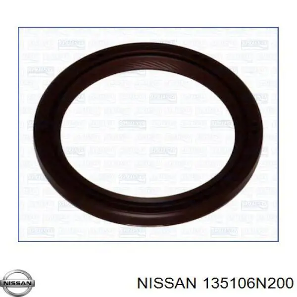 135106N200 Nissan vedação dianteira de cambota de motor